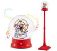 SPOTRAVEL 153cm Musical Christmas Street Lamp, Xmas Lamp Post