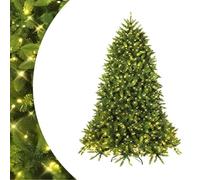 SPOTRAVEL 5FT/6FT Pre-Lit Christmas Tree, Artificial Xmas Tree with 450/650 LED lights, 600/1250 Branch Tips & 8 Lighting Modes, Holiday Party Decor for Office Home (6FT)