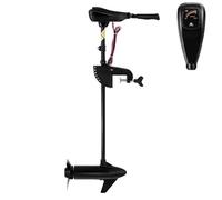 SPOTRAVEL Electric Trolling Motor, 12V 55lbs/ 24V 86lbs Electric Boat Engine with Telescopic Handle & LED Battery Indicator, Watercraft Boat Motors for Saltwater Freshwater (24V, 86lbs)