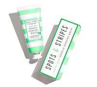 Spots & Stripes - Gentle Shaving Balm, 99% Natural Shaving Essential for Teens, with Moisturising Grapeseed and Carrot Oils, Soothing Cucumber and Chamomile, Helps Reduce Post-Shave Sensitivity (65g)