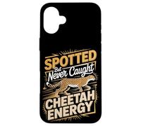 Spotted But Never Caught Cheetah Energy Runner Case for iPhone 16 Plus
