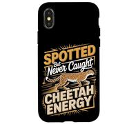 Spotted But Never Caught Cheetah Energy Runner Case for iPhone X/XS