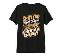 Spotted But Never Caught Cheetah Energy Runner Premium T-Shirt