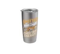 Spotted But Never Caught Cheetah Energy Runner Stainless Steel Insulated Tumbler