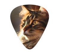 spotted cat Printed pick set - 12 pieces, thin, medium and thick guitar picks, suitable for guitar, bass, electric guitar and ukulele