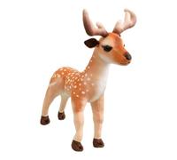 Spotted Deer Stuffed Animal Plush Toy, Soft Polyester Fabric with PP Cotton Fill for Display Decor and Cozy Styling Wildlife Plush Decor Standing Animal Doll Soft Display Toy Nature Room Accent Deer
