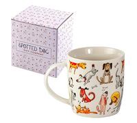 SPOTTED DOG GIFT COMPANY Dog Mug 350ml Ceramic China Coffee Mug & Tea Cup - Funny Cute Dogs Themed | Dog Lover Gifts & Presents for Women, Men & Kids