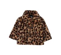 Spotted Fur Coat - female - Richmond - Light Jackets - Brown - 3 Y - Kids 3 Y