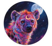Spotted Hyena Jigsaw Puzzles Puzzle for Adults Kids. 1000 Pieces Animal Impossible Challenge Toy Educational Games Home Decoration for Adults& Kids Age 14 Years Up 1000pcs (67.5x67.5cm)