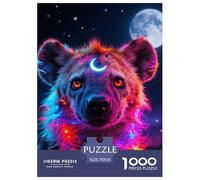 Spotted Hyena Jigsaw Puzzles Puzzle for Adults Kids. 1000 Pieces Animal Whimsical Challenge Toy Educational Games Home Decoration for Adults& Kids Age 14 Years Up 70x50cm/1000pcs