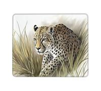 Spotted Leopard Mouse Pad - Non-Slip Rubber Base Extended Gaming Desk Mat, Full-Area Print Personalized Keyboard Mat for PC Laptop Office Home
