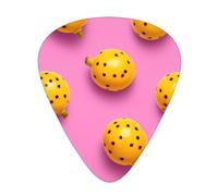 Spotted passion fruitGuitar Picks, 12-Piece Pattern Set, Three Different Thicknesses for Acoustic Electric Guitar and Other Instruments