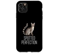 Spotted Perfection Elegant Genet Cat Lover Case for iPhone 11 Pro Max