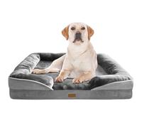 Spotted Play Orthopedic Dog Bed with Sides - Dog Sofa Beds for Extra Large Dogs, Supportive Foam Pet Couch Bed with Washable Removable Cover, Waterproof Lining and