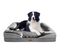 Spotted Play Orthopedic Dog Bed with Sides - Dog Sofa Beds for Large Dogs, Supportive Foam Pet Couch Bed with Washable Removable Cover, Waterproof Lining and Non-Slip