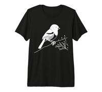 Spotted Towhee Line Art Birdwatcher Premium T-Shirt
