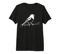 Spotted Towhee Line Art Birdwatcher Premium T-Shirt