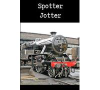 Spotter Jotter: Steam Locomotive Small Memo Pad - Railway Enthusiast Gift - Vintage Transport Notebook