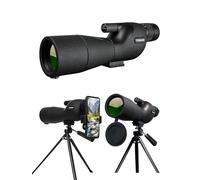 Spotting Scope Monocular Telescope High Magnification HD 25-75x60 Variable Multiplier Low Light Night Vision For Target Shooting Hunting Bird Watching Wildlife Scenery
