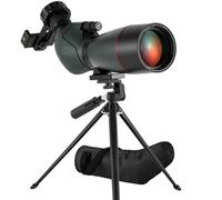 Spotting Scope Sports Shooters 25-75 x 70, HD BAK4 Prism FMC Monocular Dual Focus IPX6 Waterproof Carry Bag Spotting Scopes for Sports Shooters Bird Watching