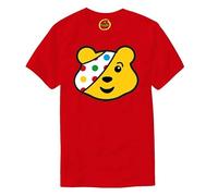 Spotty Bear Face Kids T Shirt Charity Children School Dotty Spot Top Tee Gift Red