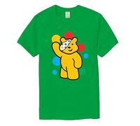 Spotty Bear Kids T Shirt Charity Children Dotty Spot Top Tee Gift Green