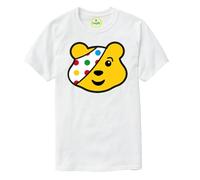 Spotty Bear Kids T-Shirt for Spotty Day - Men Women Kids School Charity Tee | Soft Cotton Fabric | Support Awareness for a Great Cause White
