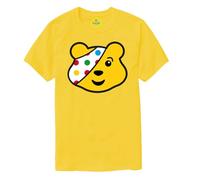 Spotty Bear Kids T-Shirt for Spotty Day - Men Women School Charity Soft Cotton Fabric Support Awareness for a Great Cause Tee Yellow