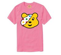 Spotty Bear Kids T-Shirt for Spotty Day - Men Women School Charity Soft Cotton Fabric Support Awareness for a Great Cause Tee Pink