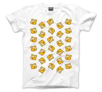 Spotty Bear Tshirt - Children's Spotty Top Spotted Bear Face Kid T-Shirt Spots Day Friday Unisex School Charity Tee - 7-8 Years White