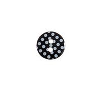 Spotty Button - 20 lignes/12mm - Black/White