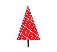 Spotty Christmas Tree Women's T-Shirt - White - S - White