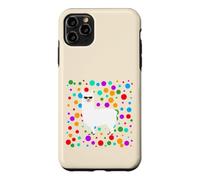 Spotty Cool Llama Sunglasses Colorful Polka Dots Case for iPhone 11 Pro Max