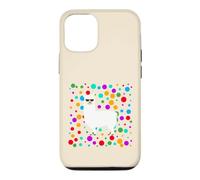Spotty Cool Llama Sunglasses Colorful Polka Dots Case for iPhone 12/12 Pro