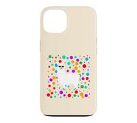 Spotty Cool Llama Sunglasses Colorful Polka Dots Case for iPhone 13