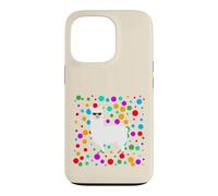 Spotty Cool Llama Sunglasses Colorful Polka Dots Case for iPhone 13 Pro