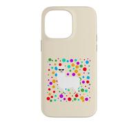 Spotty Cool Llama Sunglasses Colorful Polka Dots Case for iPhone 14 Pro Max
