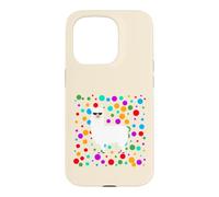 Spotty Cool Llama Sunglasses Colorful Polka Dots Case for iPhone 15 Pro