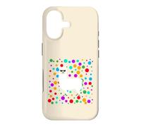 Spotty Cool Llama Sunglasses Colorful Polka Dots Case for iPhone 17