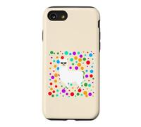 Spotty Cool Llama Sunglasses Colorful Polka Dots Case for iPhone SE (2020) / 7/8
