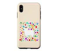 Spotty Cool Llama Sunglasses Colorful Polka Dots Case for iPhone XS Max