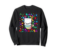 Spotty Cute Mer-Cat Feline Mermaid Fantasy Art Sweatshirt