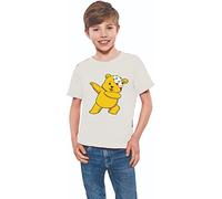Spotty Dabbing Bear T-Shirt 2024 - Pudsey Inspired Bear Design for Children Support in Need, Tee for Men, Women & Kids White