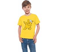 Spotty Dabbing Bear T-Shirt 2024 - Pudsey Inspired Bear Design for Children Support in Need, Tee for Men, Women & Kids Yellow