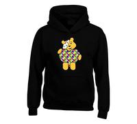 Spotty Day 2025 Children In Pudsey Need Cute Bear Hoodie Fundraising Charity Top Child In Support Need Jumper (Black, 9 Years)