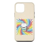 Spotty Kawaii Mermaid Cat Colorful Dots Case for iPhone 12 mini