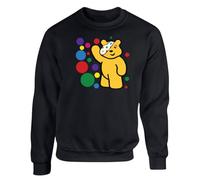 Spotty Mens Sweatshirt Boys Pullover Party Jumper Support Bear Panda Spotty School Unisex Gift Girls Kids Sweat Top Printed Design