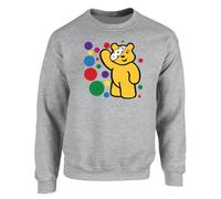 Spotty Mens Sweatshirt Boys Pullover Party Jumper Support Bear Panda Spotty School Unisex Gift Girls Kids Sweat Top Printed Design