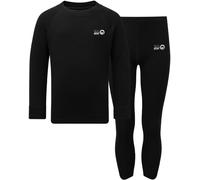Spotty Otter Cosy Cub Kids Baselayer Set Black -