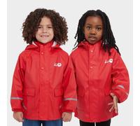 Spotty Otter Kids' Forest Ranger PU Waterproof Jacket, Red 7-8Y